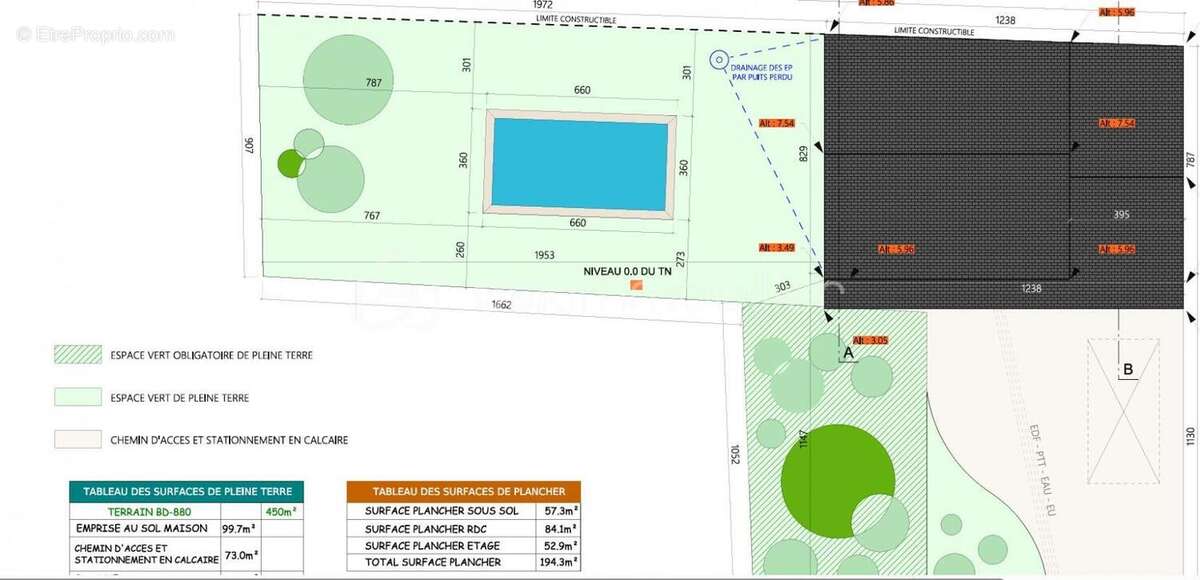 Terrain à FLEURY-LES-AUBRAIS