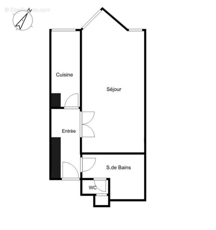 Appartement à PARIS-20E