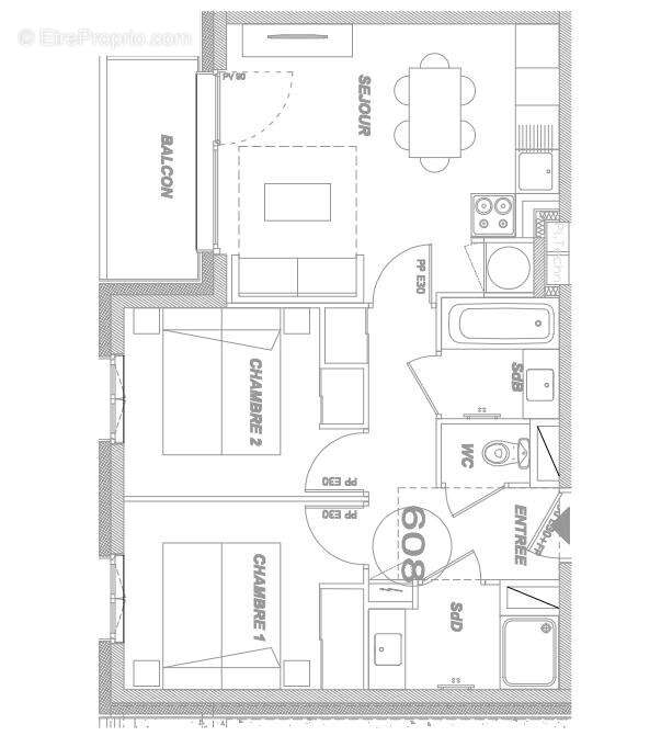 Appartement à BEAUFORT