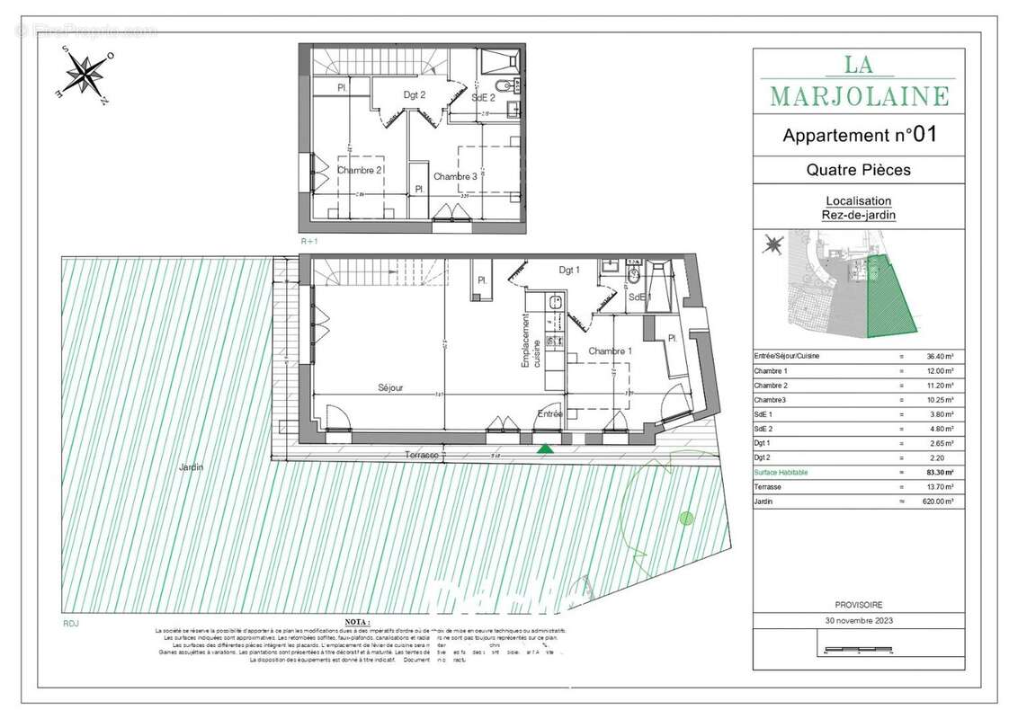 Appartement à MOUANS-SARTOUX
