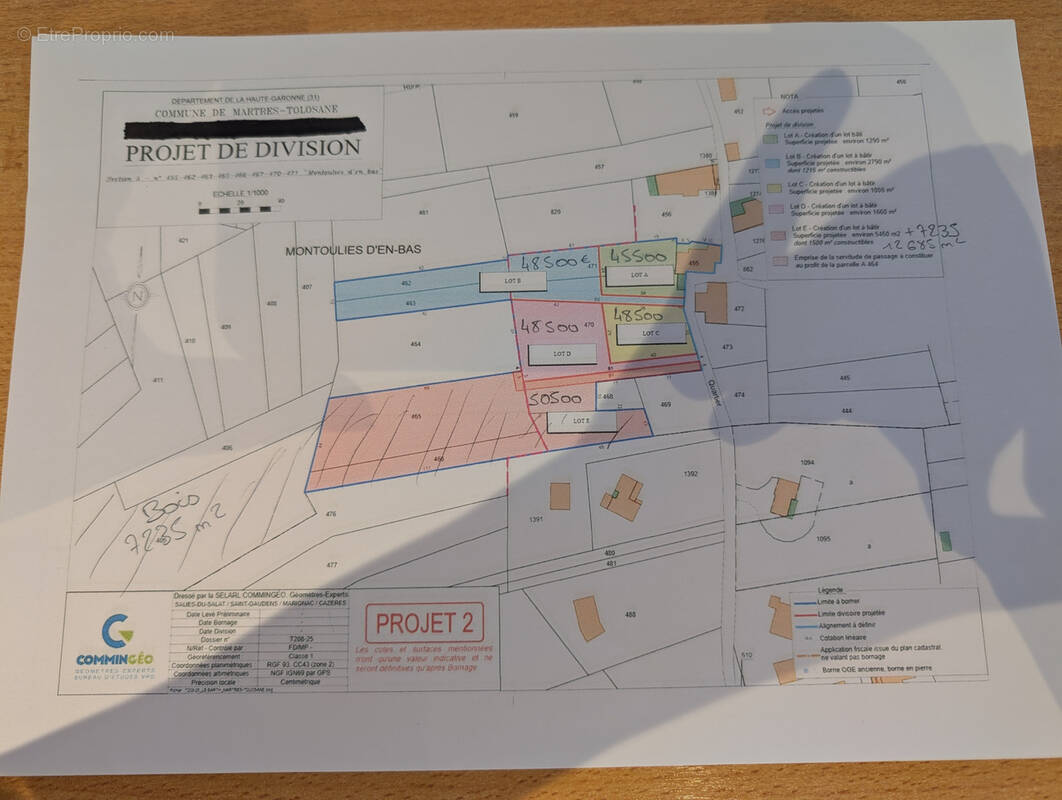 Terrain à MARTRES-TOLOSANE