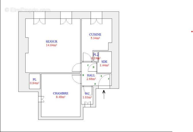 Appartement à MARSEILLE-3E