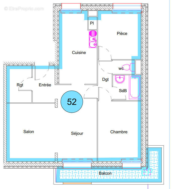 Appartement à REIMS