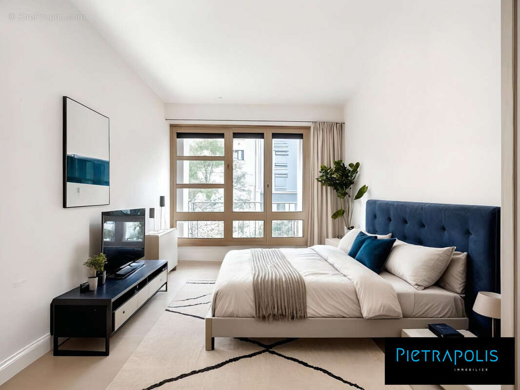 Chambre 2 - proposition d&#039;aménagement - Appartement à LYON-3E