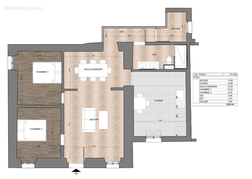 Appartement à PORTO-VECCHIO
