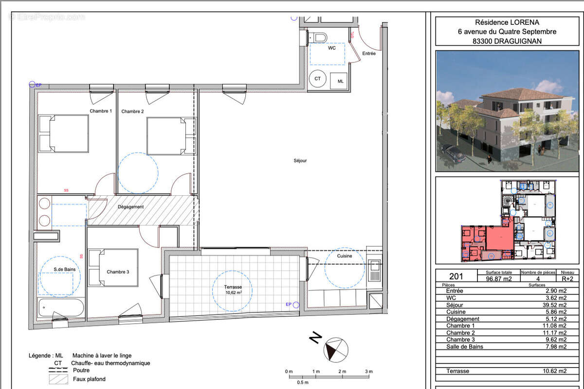Appartement à DRAGUIGNAN