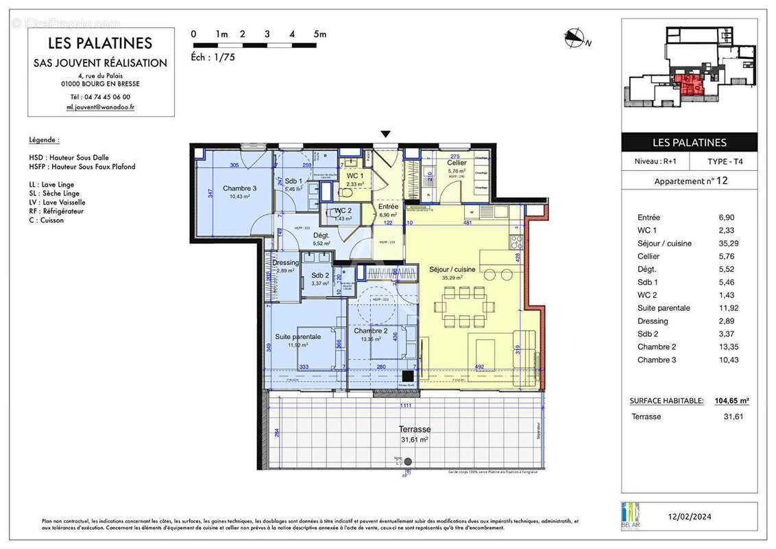 Appartement à BOURG-EN-BRESSE