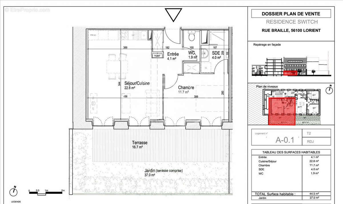 Appartement à LORIENT