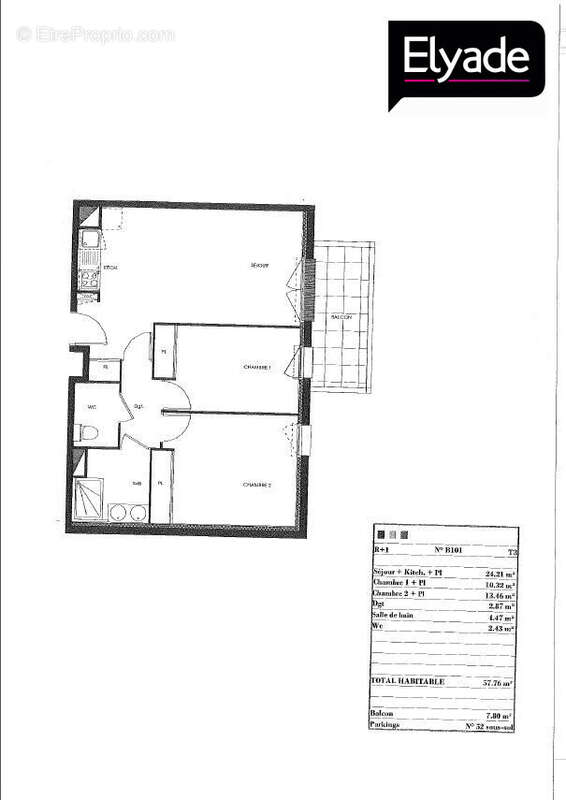 Appartement à TOULOUSE