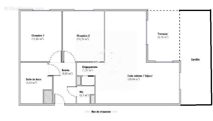Appartement à NEUVILLE-SUR-SAONE