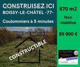 Terrain à BOISSY-LE-CHATEL