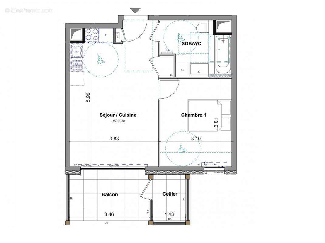 Appartement à FETERNES