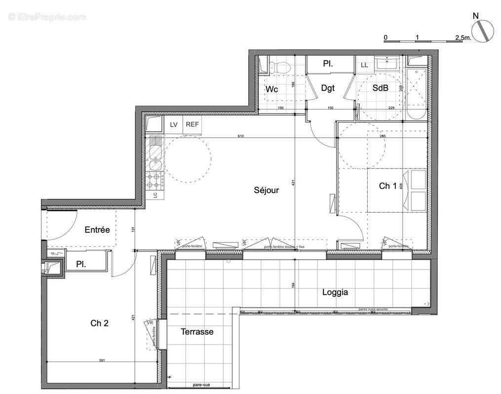 Appartement à AUBERVILLIERS