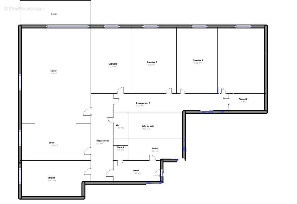 Appartement à CLERMONT-FERRAND