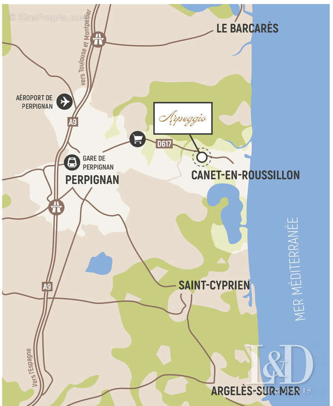 Appartement à CANET-EN-ROUSSILLON