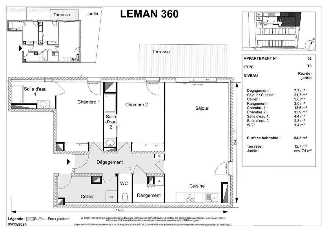 Appartement à MESSERY