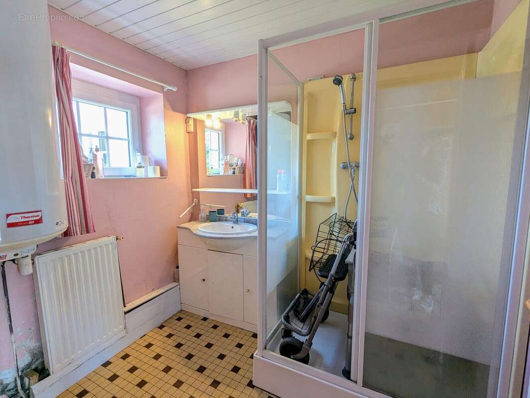 salle d&#039;eau - Maison à ISIGNY-SUR-MER