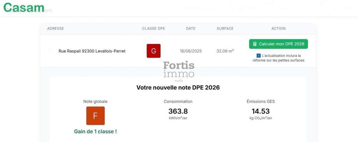 Appartement à LEVALLOIS-PERRET