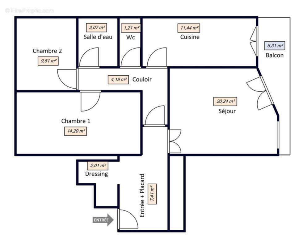 Appartement à SARCELLES