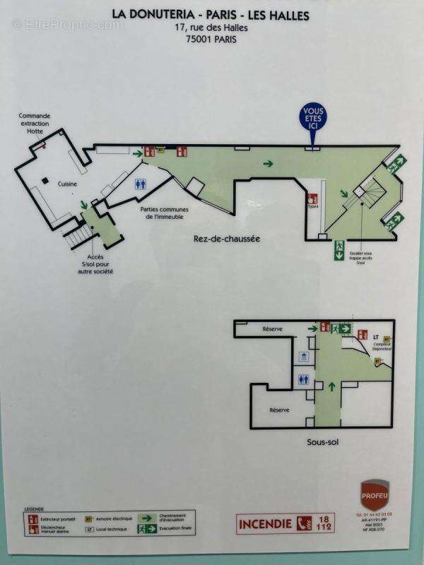 Commerce à PARIS-1E