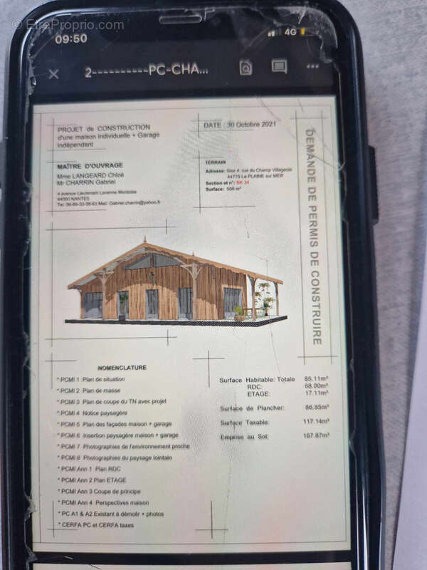 Terrain à LA PLAINE-SUR-MER