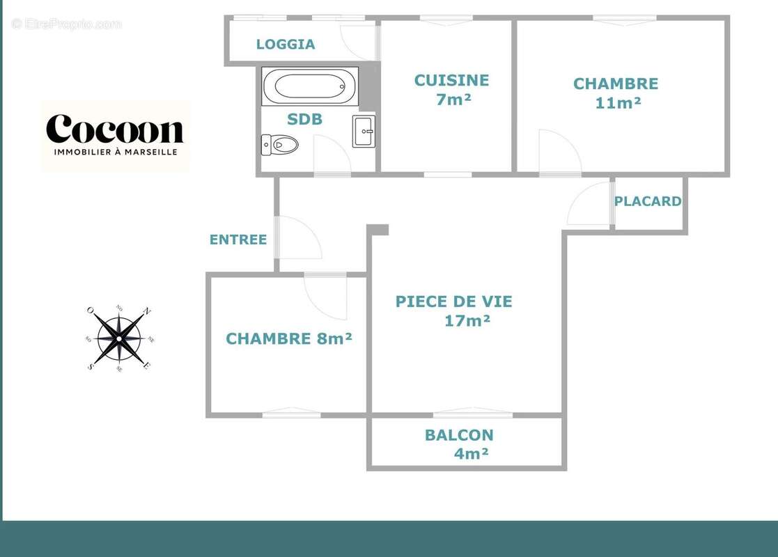 Appartement à MARSEILLE-9E