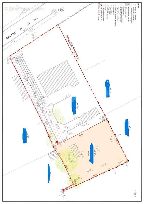 Plan de géomètre - Terrain à SAINT-GEREON