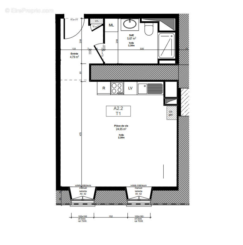 Appartement à QUIMPER