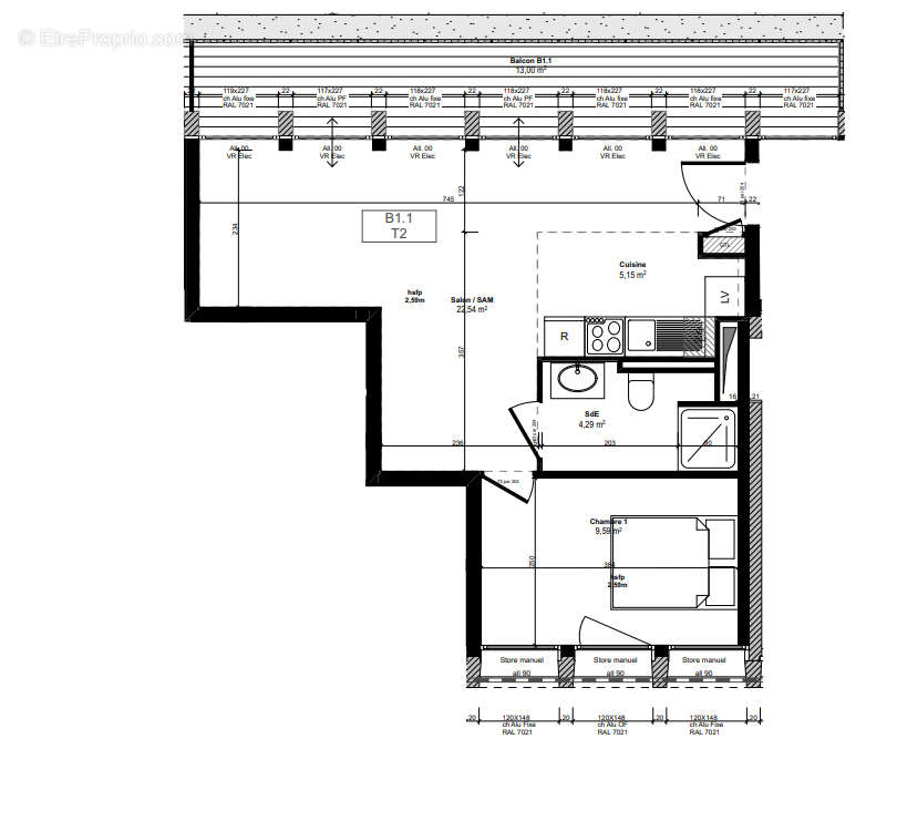 Appartement à QUIMPER