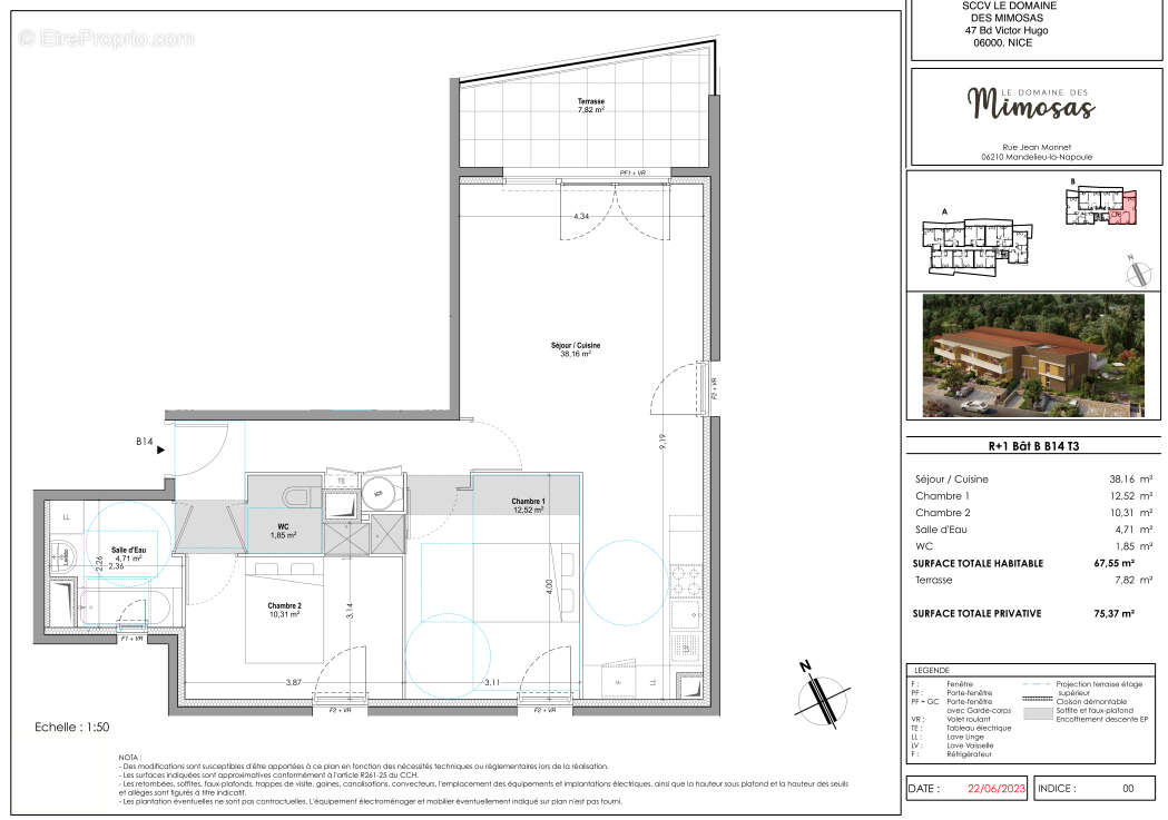 Appartement à MANDELIEU-LA-NAPOULE