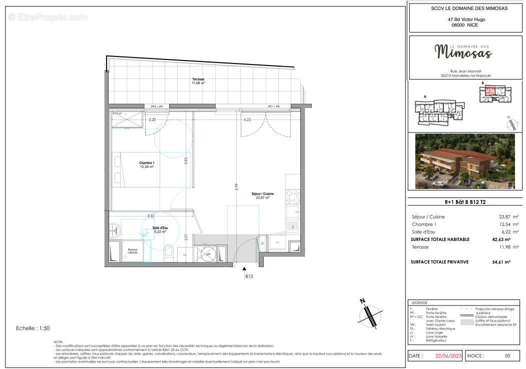 Appartement à MANDELIEU-LA-NAPOULE