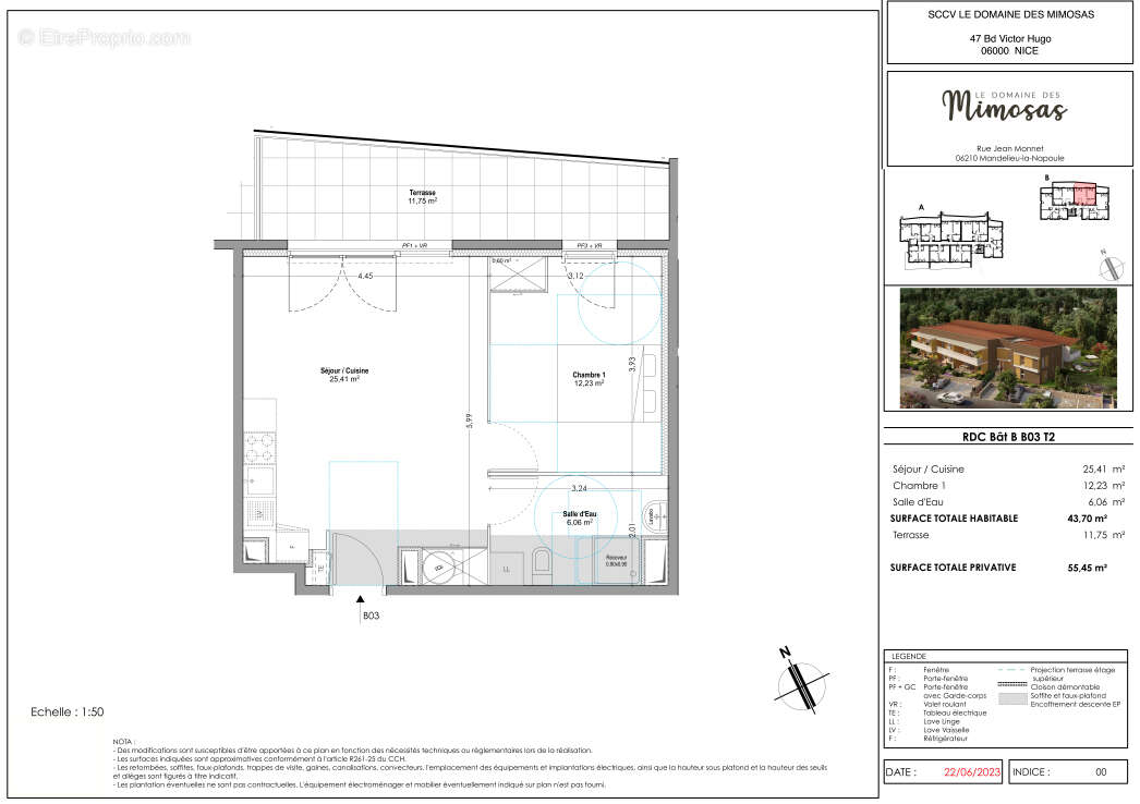 Appartement à MANDELIEU-LA-NAPOULE
