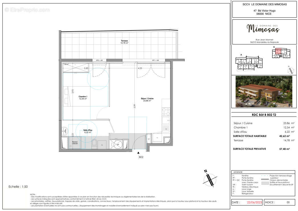 Appartement à MANDELIEU-LA-NAPOULE