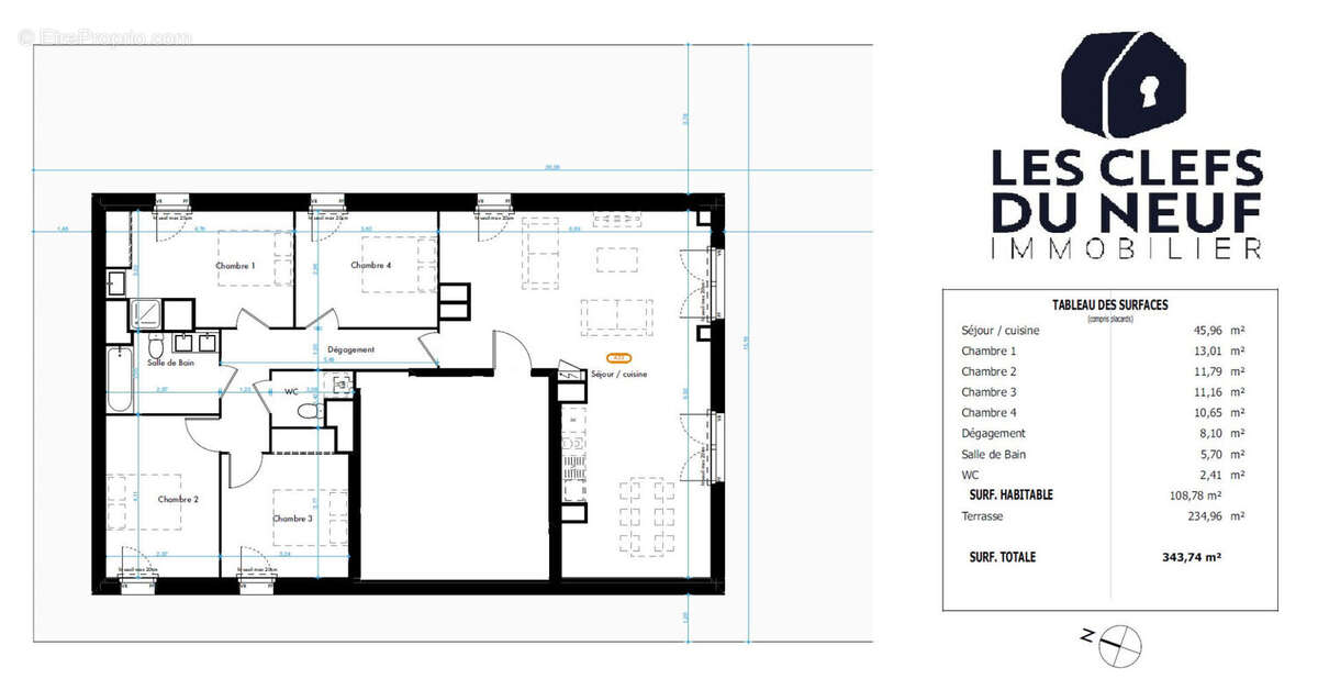 Appartement à TOULOUSE