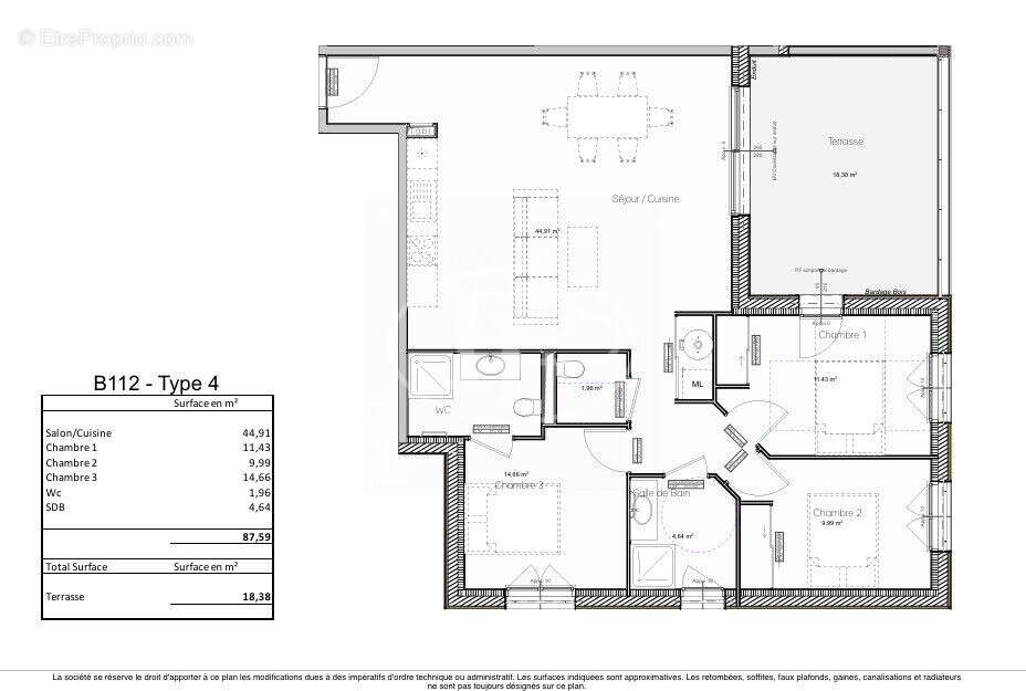 Appartement à CALVI