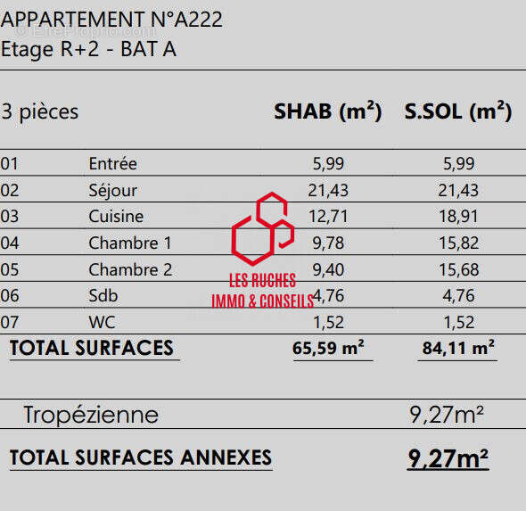 Appartement à BOISSY-SAINT-LEGER