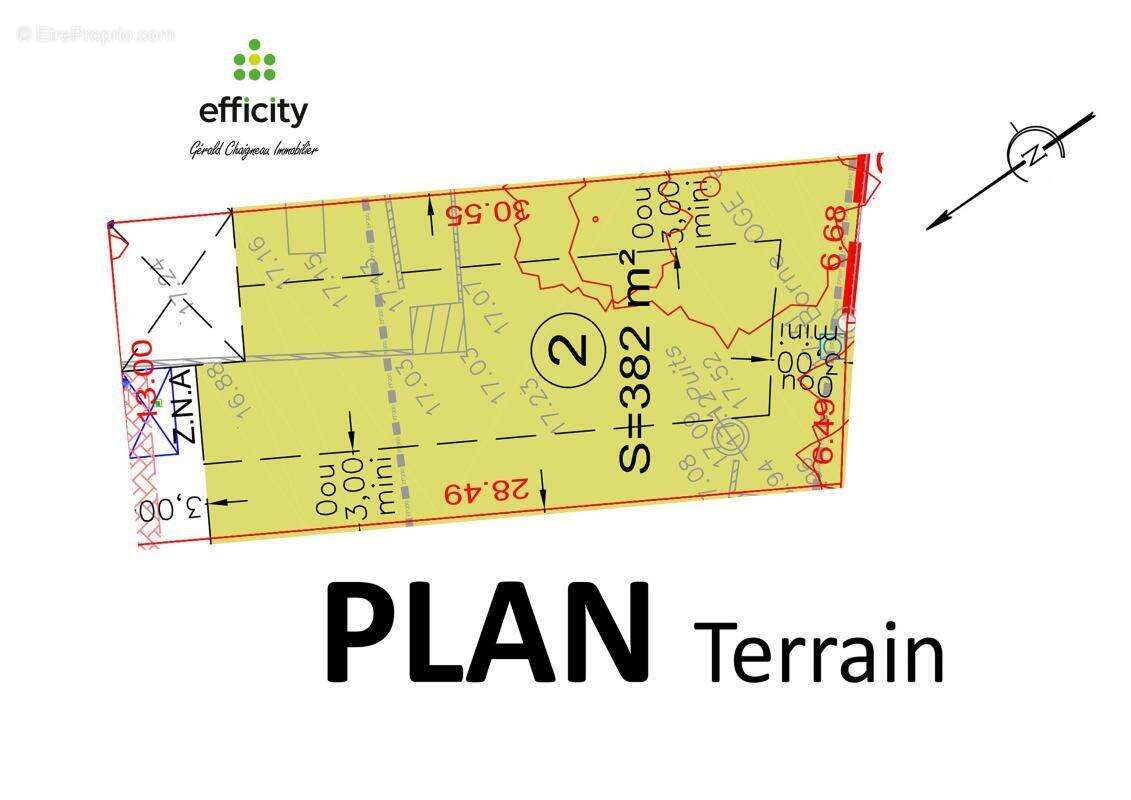 Terrain à SAINT-COLOMBAN