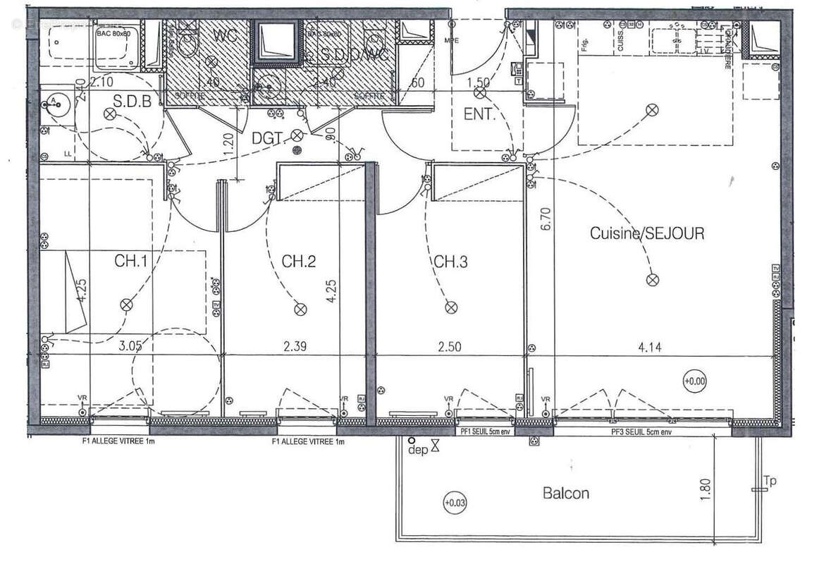 Appartement à CHENNEVIERES-SUR-MARNE