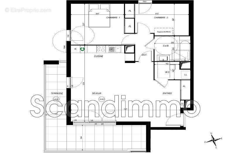 Appartement à SAINT-LAURENT-DU-VAR