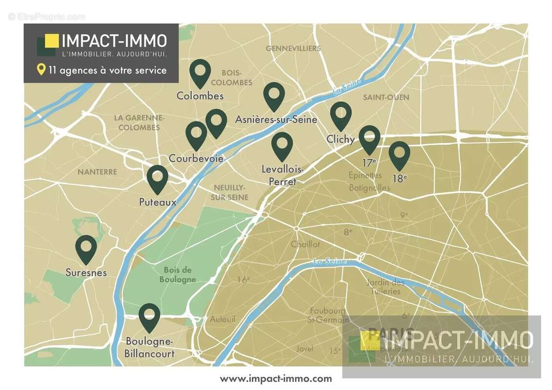 Appartement à LEVALLOIS-PERRET