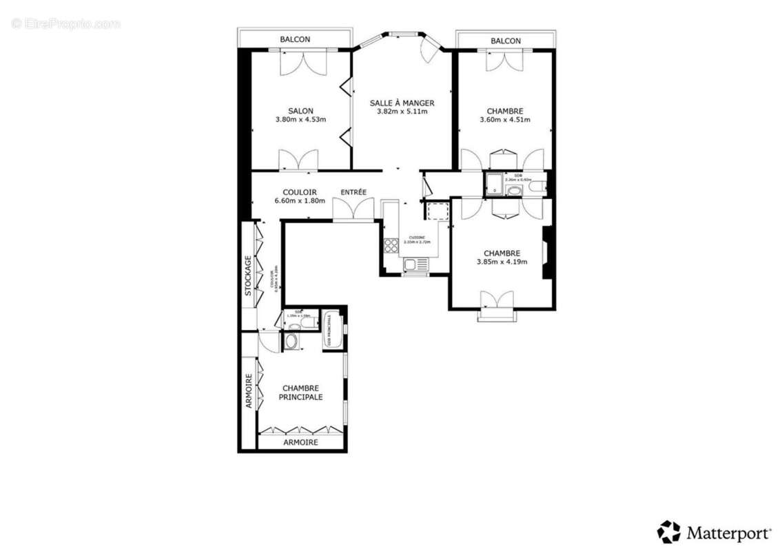 Appartement à PARIS-17E