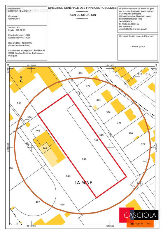 Terrain à GIRAUMONT