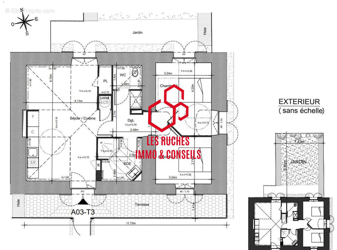 Appartement à CHESSY