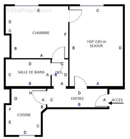 Appartement à PARIS-14E