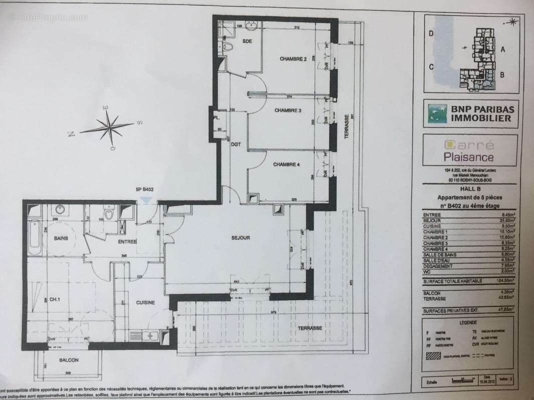 Appartement à ROSNY-SOUS-BOIS