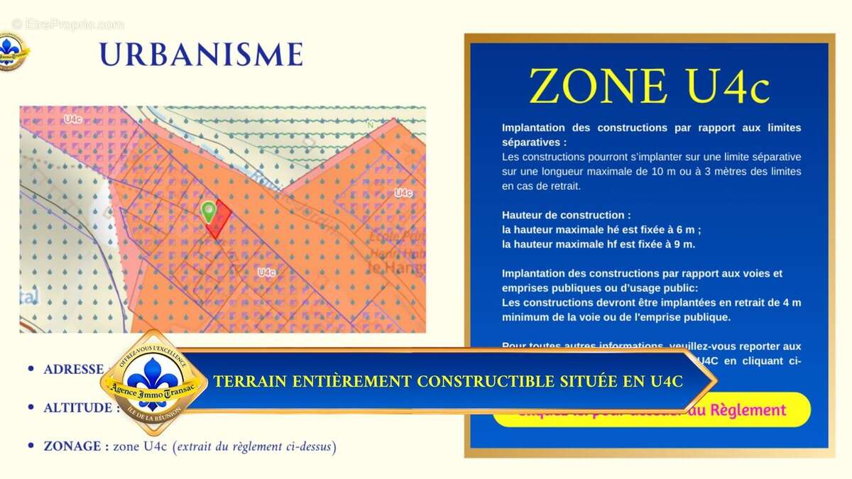 Terrain à SAINT-PAUL
