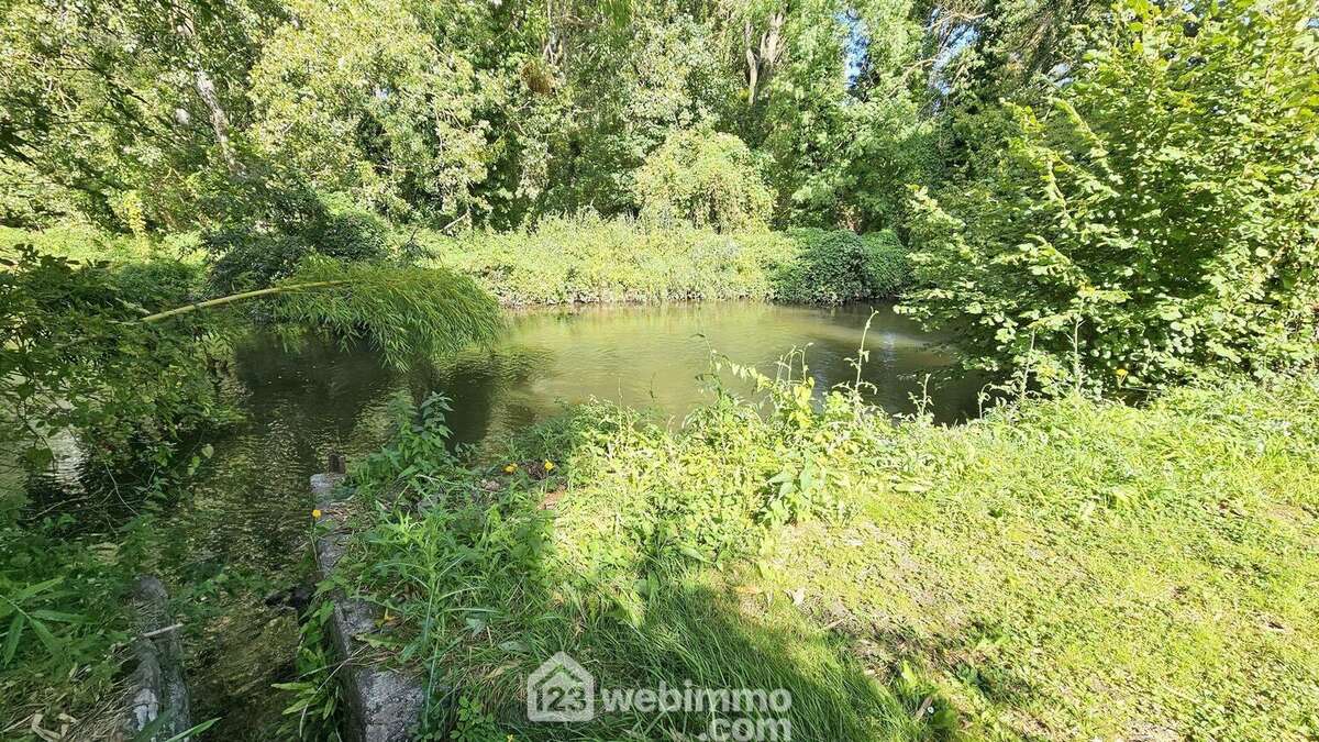 En bord de l&#039;Essonne mais loin de la zone de construction. - Terrain à MILLY-LA-FORET