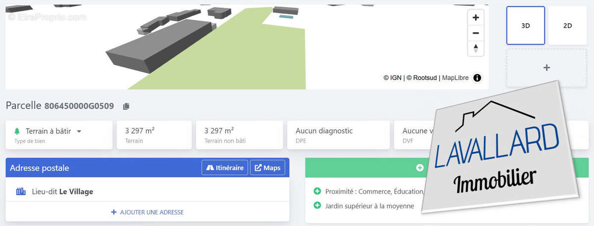 Terrain à PUCHEVILLERS