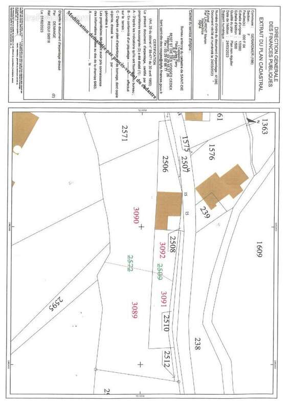 Terrain à GERARDMER