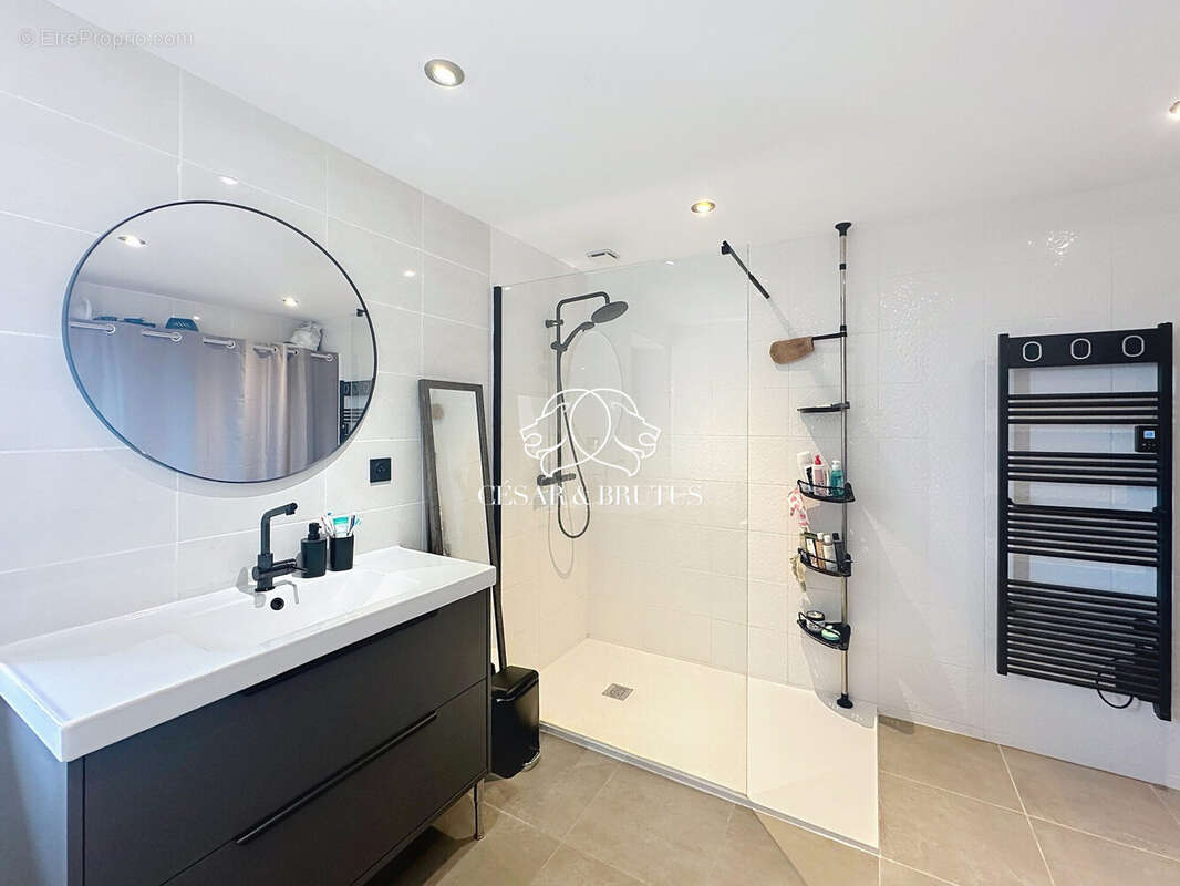 salle d&#039;eau 1 - Maison à SAINT-JEAN-LE-VIEUX